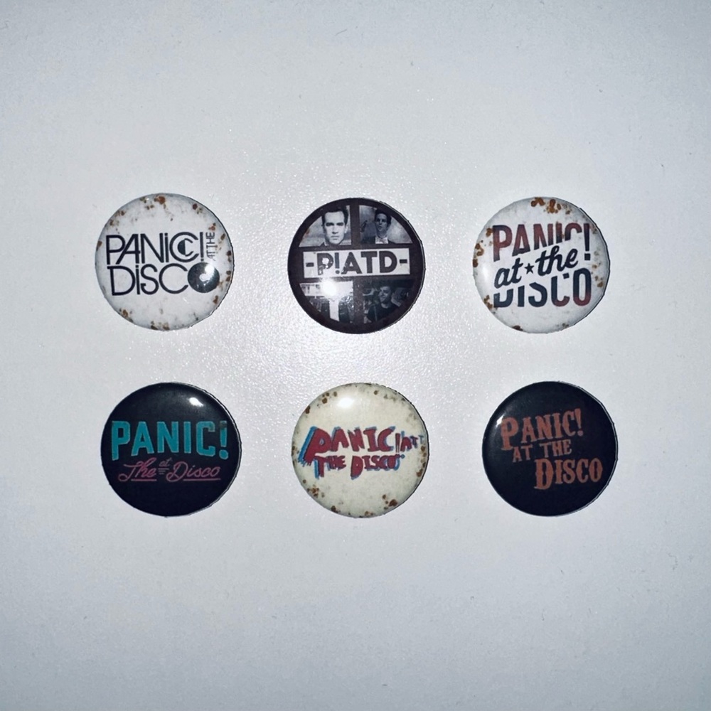 Panic! At the Disco Pins - Set of 6